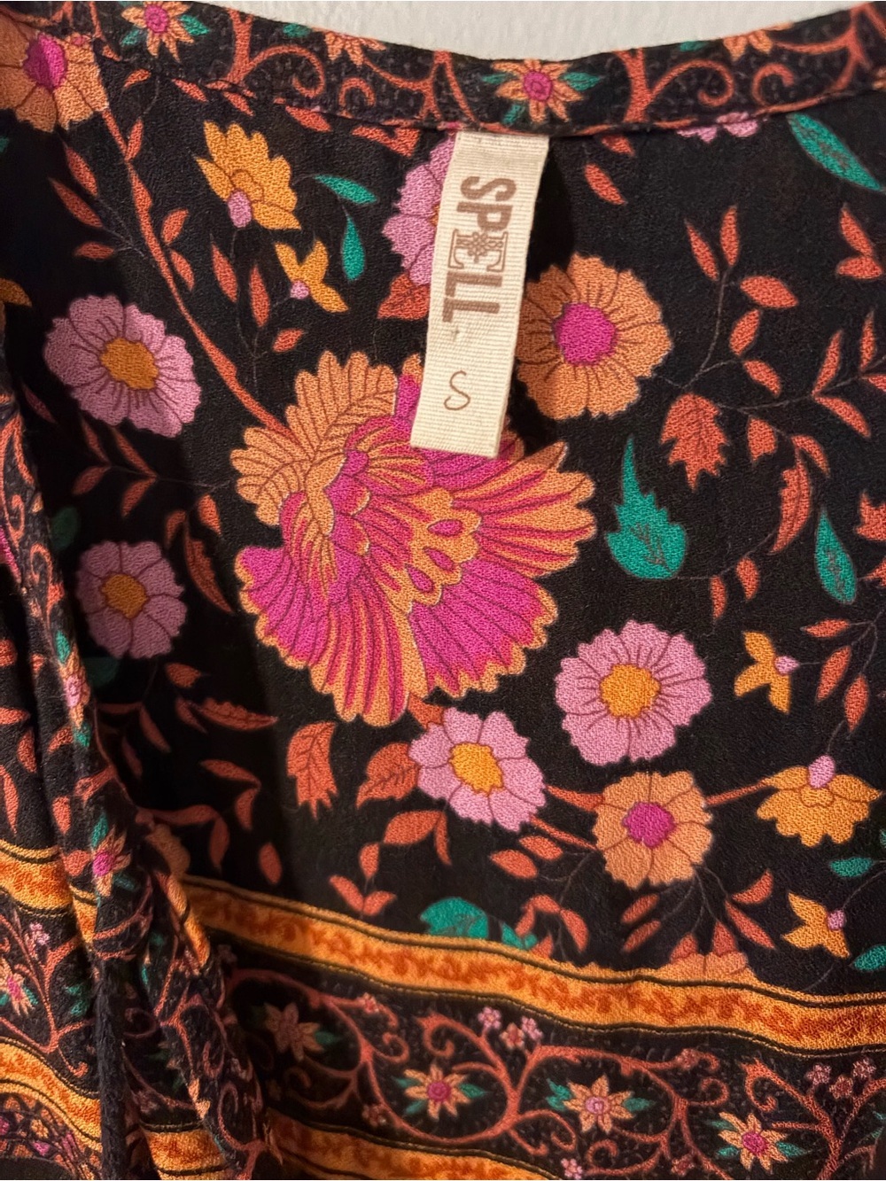 Spell winter garden folk dress midi small - Picture 7 of 9